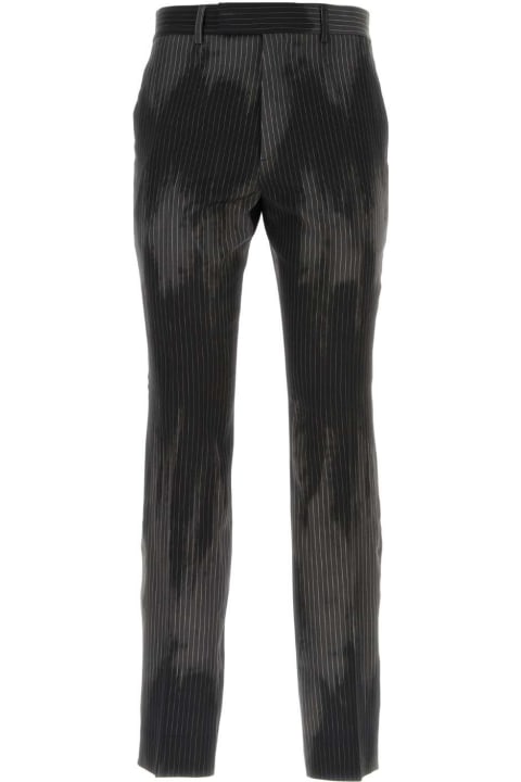 Clothing Sale for Men AMIRI Embroidered Wool Blend Pant
