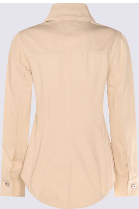 Bottega Veneta for Women Bottega Veneta Beige Cotton Denim Jacket