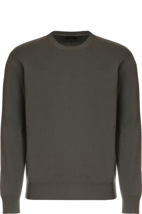 Roberto Collina for Men Roberto Collina Long Sleeve Crew-neck Sweater