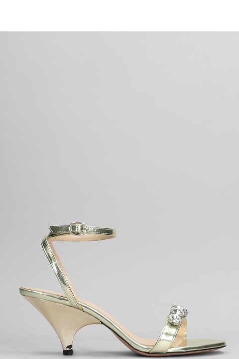 Shoes for Women Marc Ellis Sandals In Platinum Leather