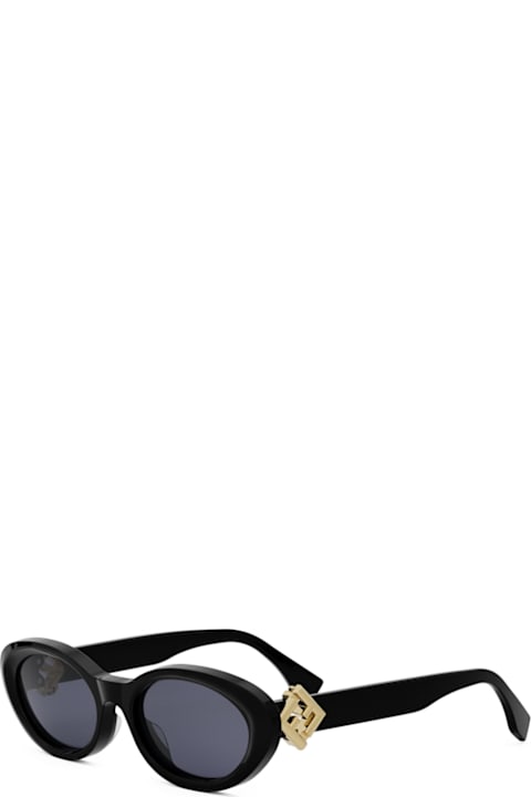 Fendi Eyewear Eyewear for Women Fendi Eyewear Fe40140u Ff Diamonds 01a Nero Sunglasses