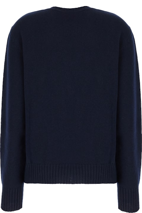 Fashion for Men Valentino Garavani Midnight Blue Wool Sweater