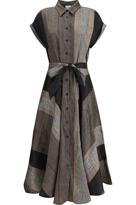 Sara Roka Dresses for Women Sara Roka Chemisier Striped Dress