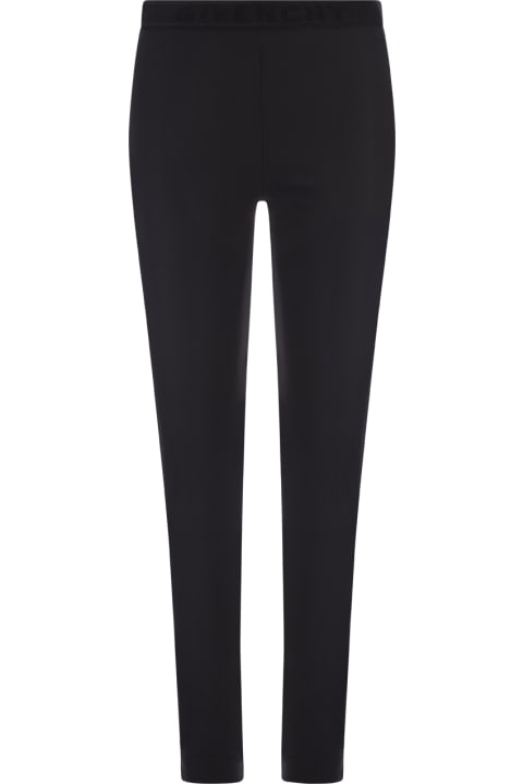 Givenchy Pants & Shorts for Women Givenchy Black Jersey Leggings With Givenchy Belt