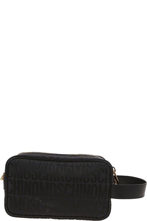 ウィメンズ Moschinoのベルトバッグ Moschino Logo-jacquard Zipped Makeup Bag