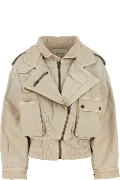 Isabel Marant Coats & Jackets for Women Isabel Marant Beige Denim Aneli Jacket