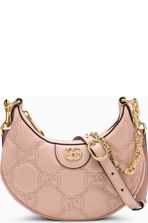 Totes for Women Gucci Pink Quilted Gg Mini Bag