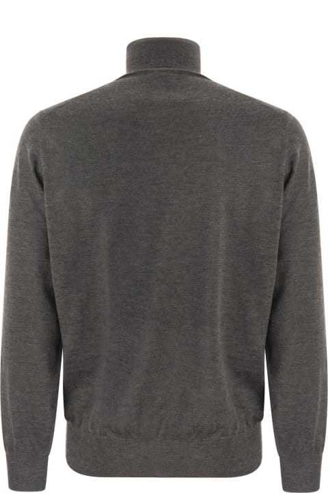 أدوات منزلية Brunello Cucinelli Lightweight Turtleneck Sweater In Cashmere And Silk