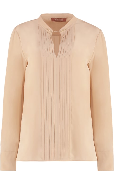 Max Mara Studio Topwear for Women Max Mara Studio Rennes Silk Shirt