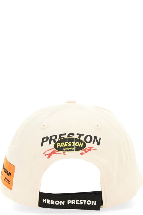 メンズ 帽子 HERON PRESTON Baseball Hat With Logo Embroidery
