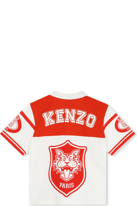 Kenzo Kids Accessories & Gifts for Boys Kenzo Kids Polo Con Stampa
