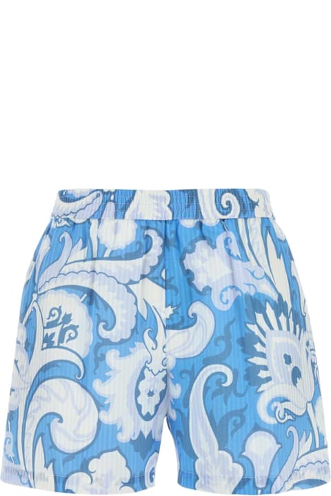Fleeces & Tracksuits for Women Etro Printed Cotton Blend Shorts