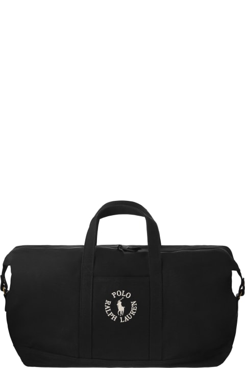 Polo Ralph Lauren Luggage for Men Polo Ralph Lauren Cotton Duffle Bag With Embroidered Logo