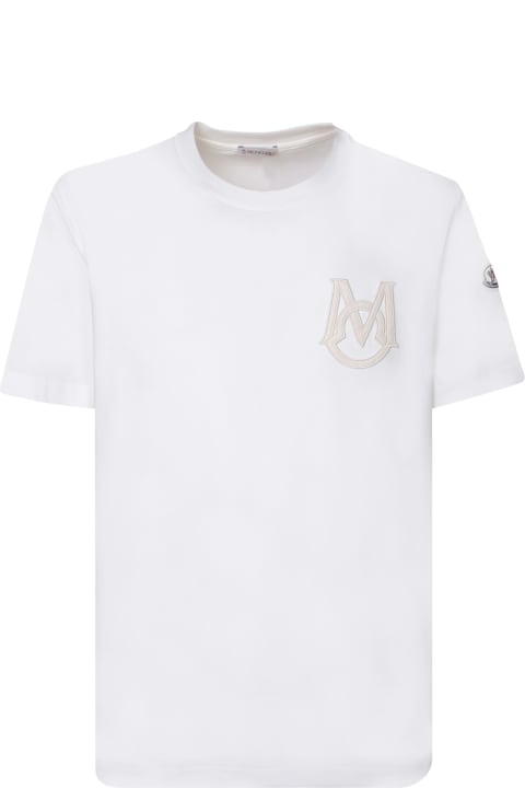 Moncler Logo Embroidered T-Shirt