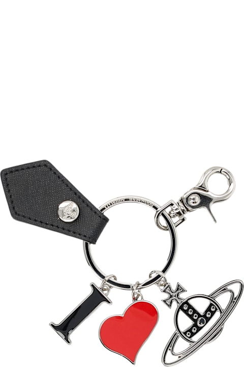 Vivienne Westwood Keyrings for Women Vivienne Westwood I Love Orb Keyring