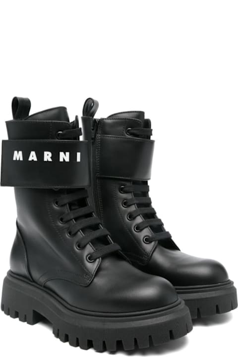 Marni Kids Marni Stivali Con Logo