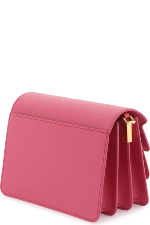 ウィメンズ Marniのバッグ Marni Pink Trunk Medium Bag In Leather