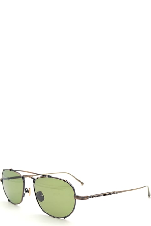 Matsuda Eyewear for Men Matsuda M3151 - Antique Gold / Sage Green Sunglasses
