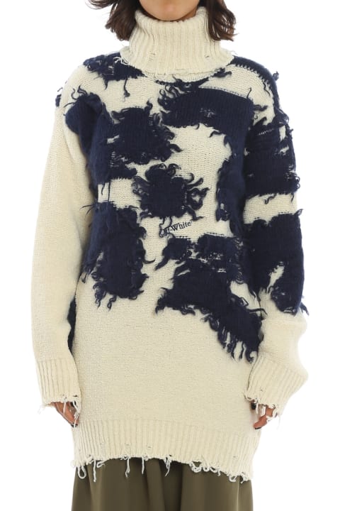 Off-White Sweaters for Women Off-White Wool And Silk Pullover