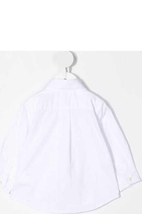 Topwear for Baby Boys Ralph Lauren White Slim-fit Oxford Shirt