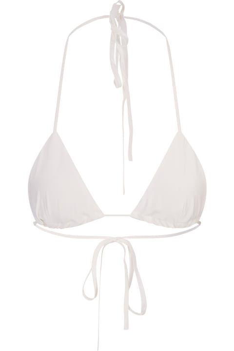 Parosh Swimwear for Women Parosh White Sofia Bralette Top