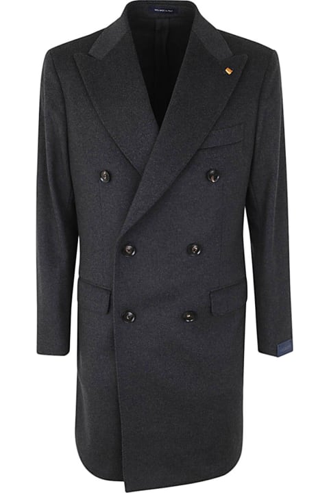 Sartoria Latorre Coats & Jackets for Men Sartoria Latorre Enzo Double Breasted Coat