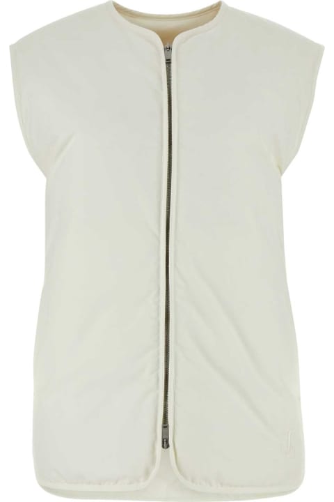 Jil Sander Coats & Jackets for Women Jil Sander White Polyester Down Jacket