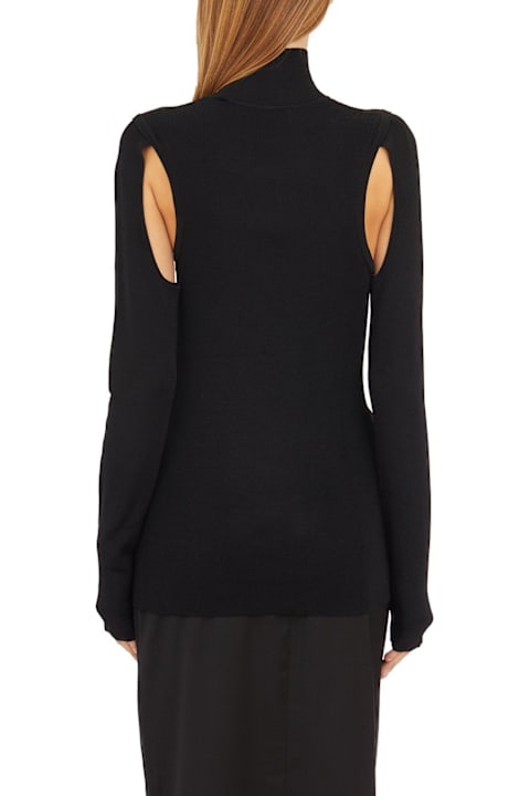 Helmut Lang الملابس لـ السيدات Helmut Lang Air Cut-out Turtleneck Jumper