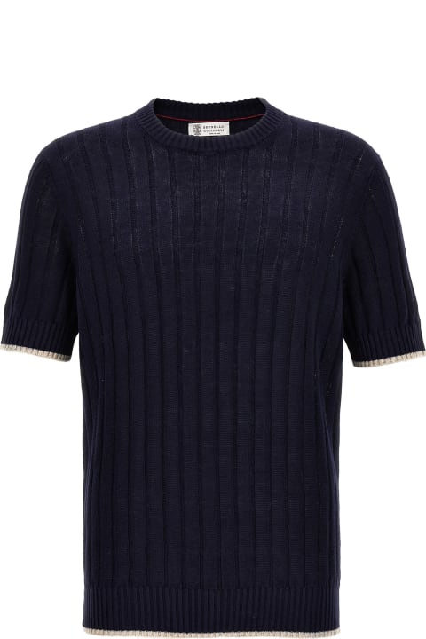 Sweaters for Men Brunello Cucinelli Ribbed Sweater
