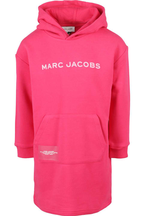 Little Marc Jacobs Dresses for Girls Little Marc Jacobs Vestito Con Cappuccio