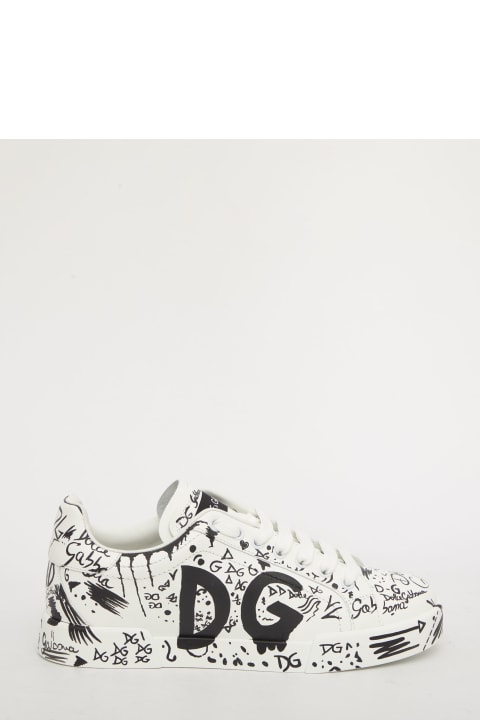 Portofino Sneakers With Graffiti
