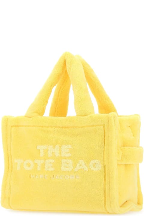 Bags for Women Marc Jacobs Yellow Terry Fabric Mini The Tote Bag Handbag