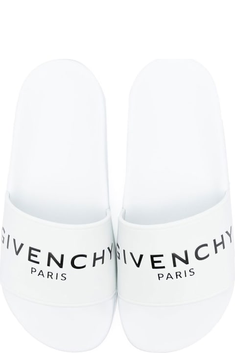 Givenchy Shoes for Boys Givenchy Rubber Logo Slippers