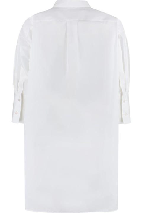 Jil Sander for Women Jil Sander Buttoned Poplin Shirt