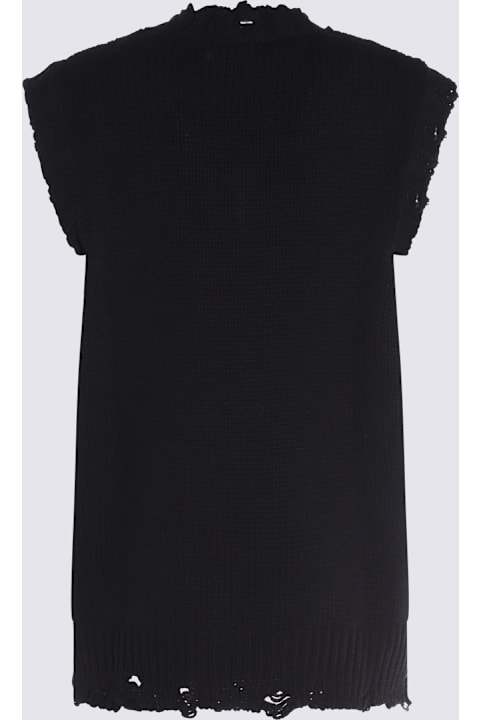 Alexander McQueen for Men Alexander McQueen Black Wool Knitwear