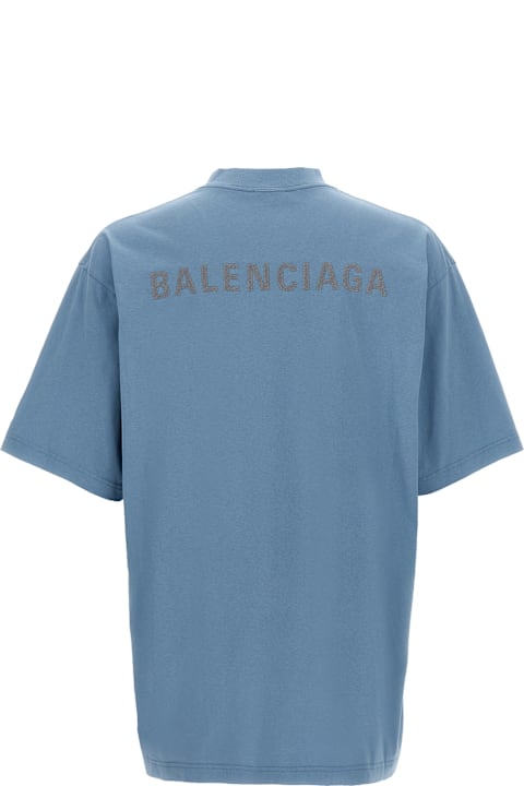 Balenciaga Topwear for Men Balenciaga 'balenciaga Back Reflective' T-shirt