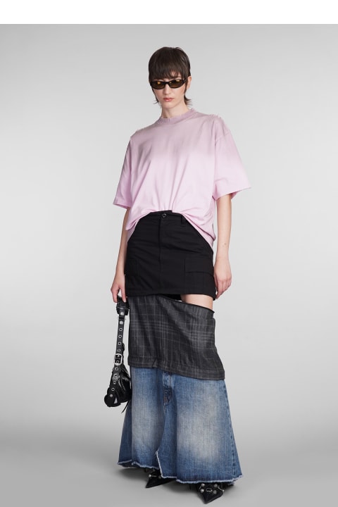 Fashion for Women Balenciaga Skirt In Black Cotton