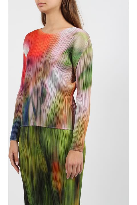 Pleats Please Issey Miyake Turnip & Spinach Top ニットウェア 通販
