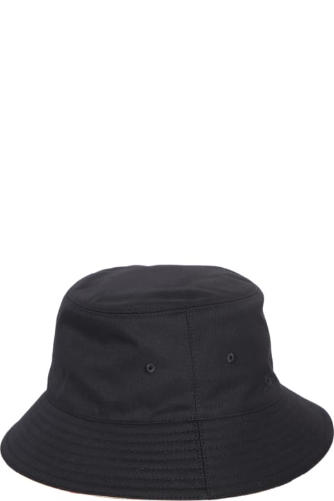 ウィメンズ Burberryのヘアアクセサリー Burberry Checked Reversible Bucket Hat