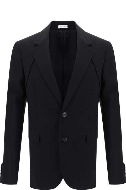 Alexander McQueen Coats & Jackets for Men Alexander McQueen Wool Gabardine Harness Jacket