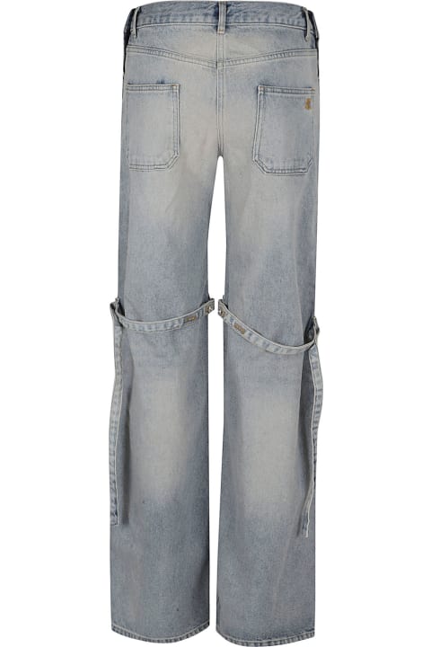 Courrèges Jeans for Women Courrèges Sailor Blue Baggy Pants