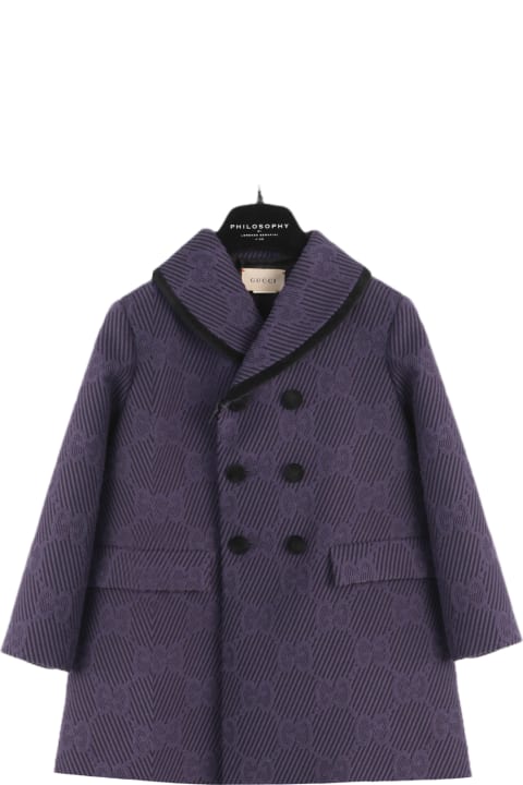 Gucci Coats & Jackets for Baby Girls Gucci Cotton Gg Coat