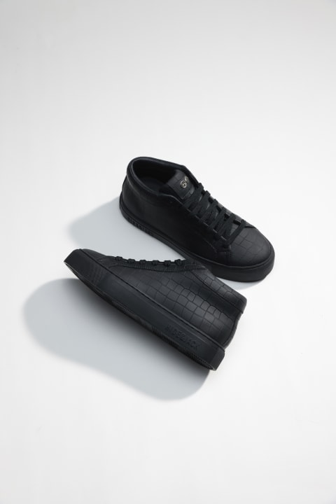 Fashion for Women Hide&Jack High Top Sneaker - Essence Black Black
