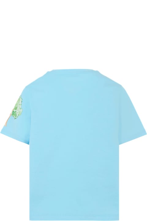 أدوات منزلية Burberry Light Blue T-shirt For Red Bus