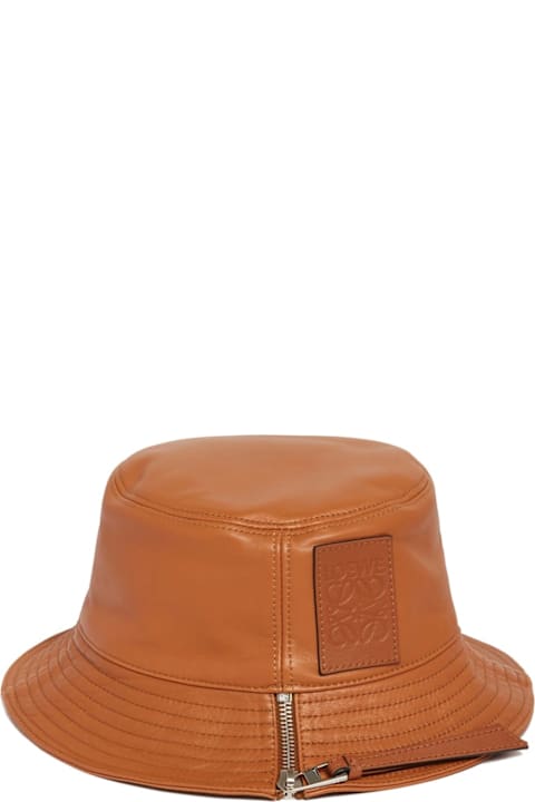 Loewe Accessories for Men Loewe Leather Fisherman Hat