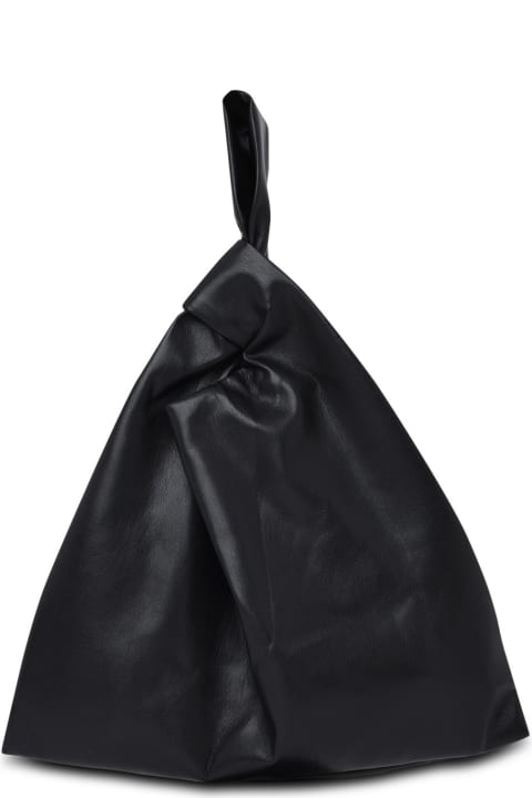 Nanushka Totes for Women Nanushka Black Vegan Leather Jen Bag