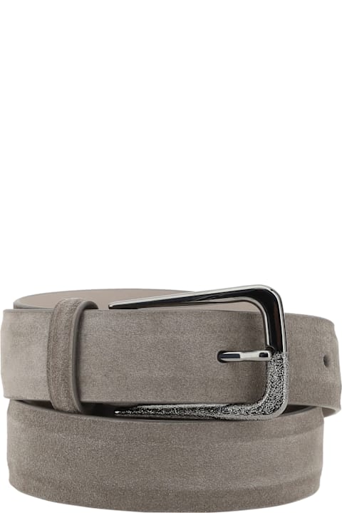 Accessories for Women Brunello Cucinelli Suede Belt