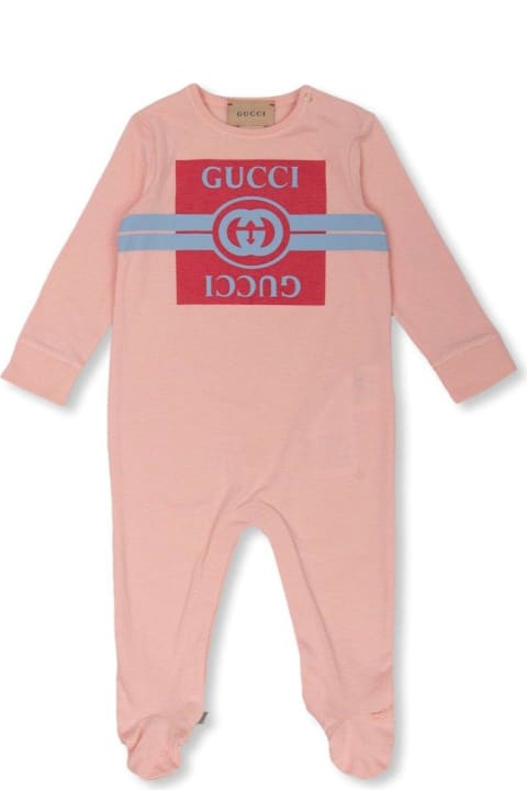 Gucci for Kids Gucci Interlocking G Printed Crewneck Pyjamas