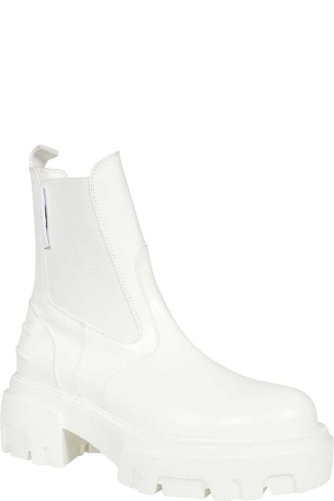 MSGM Boots for Women MSGM Leather Ankle Boots