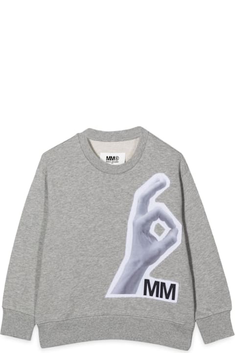 Topwear for Girls MM6 Maison Margiela Mm Ok Crewneck Sweatshirt